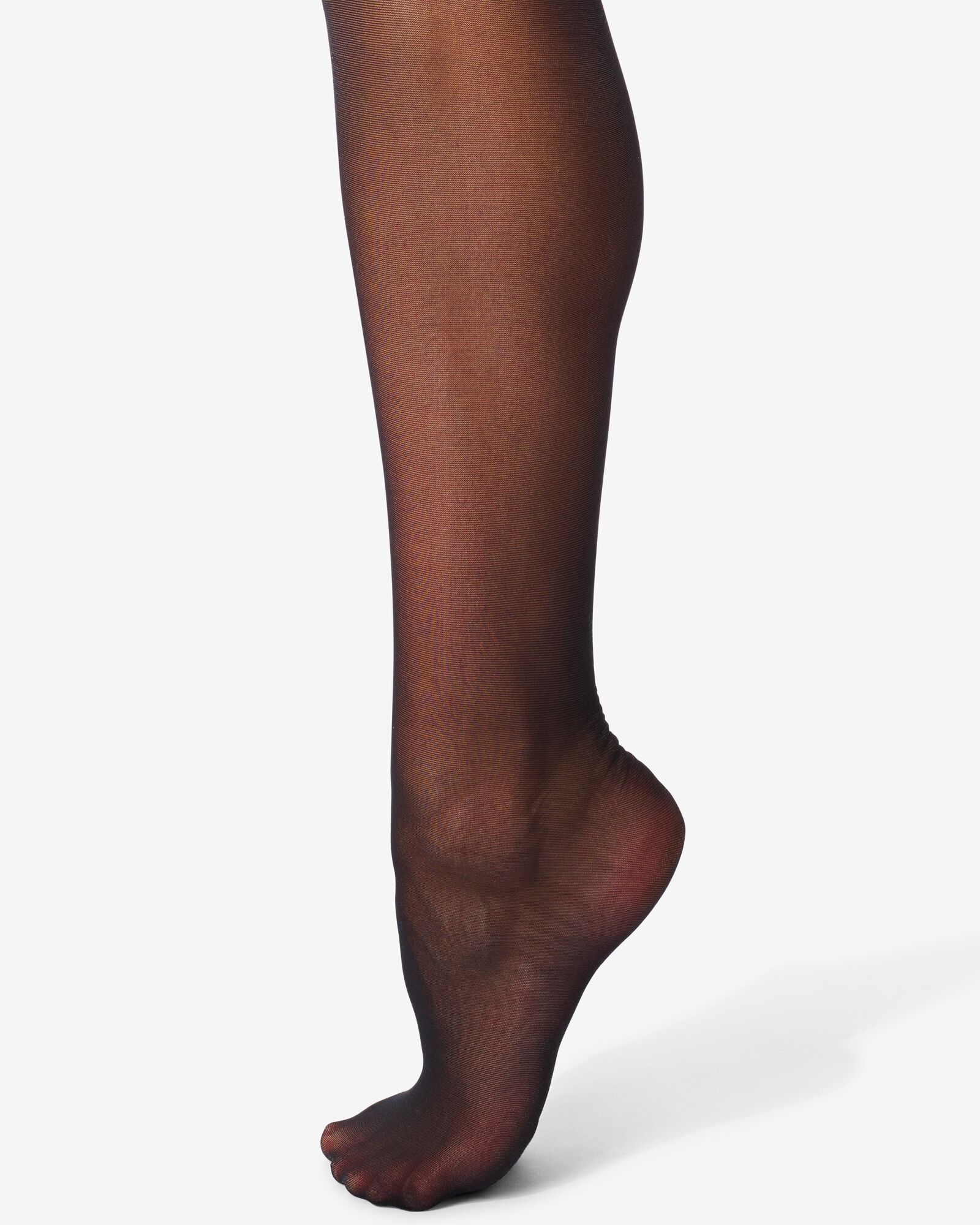 ultimate control panty glans 40denier zwart zwart - 4060135BLACK - HEMA