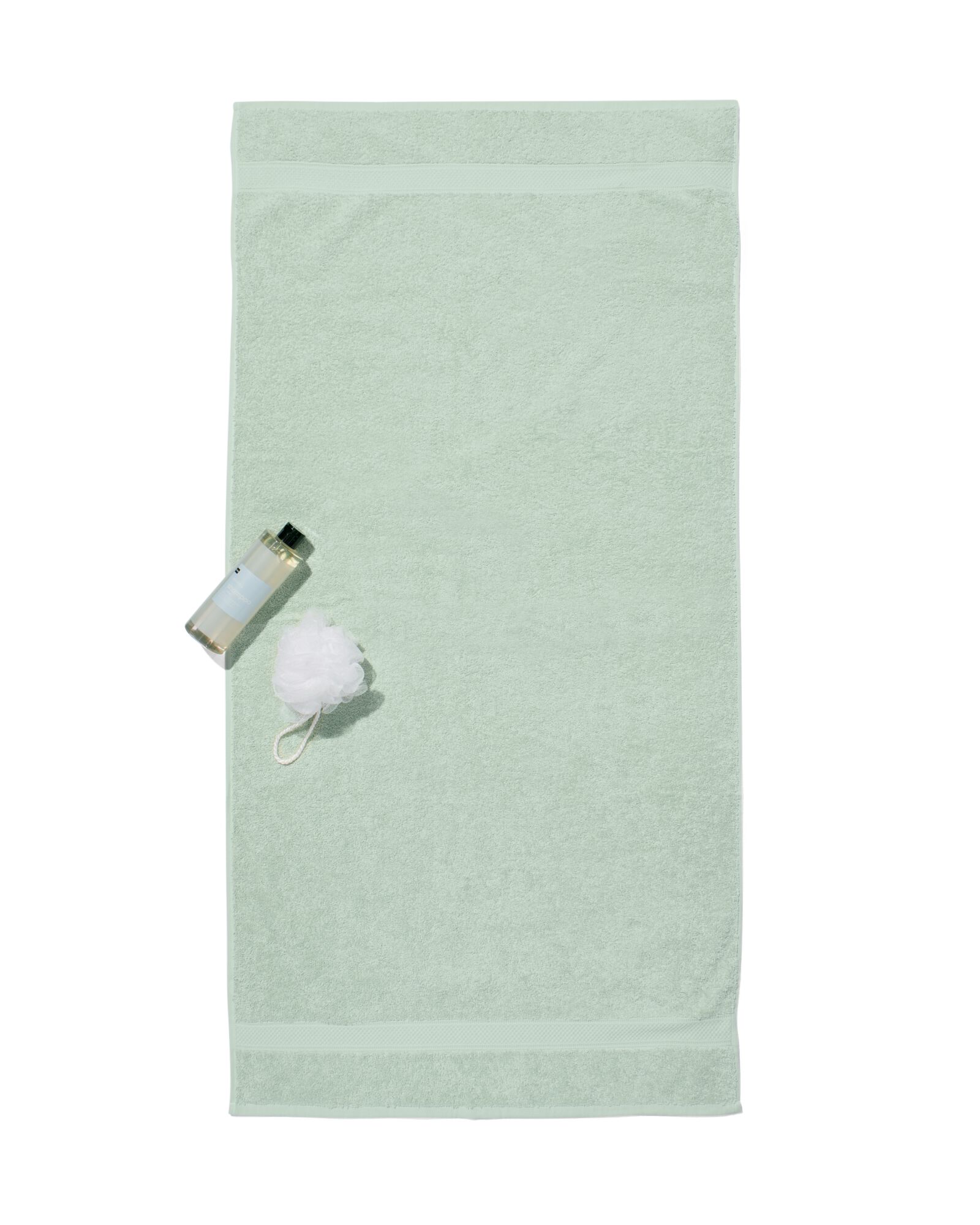 serviette de bain - 70 x 140 cm - qualit&eacute; &eacute;paisse - vert poudr&eacute; vert clair serviette 70 x 140 - 5210082 - HEMA