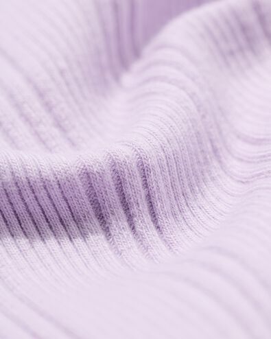 Kinder-T-Shirt, gerippt violett violett - 30841916PURPLE - HEMA