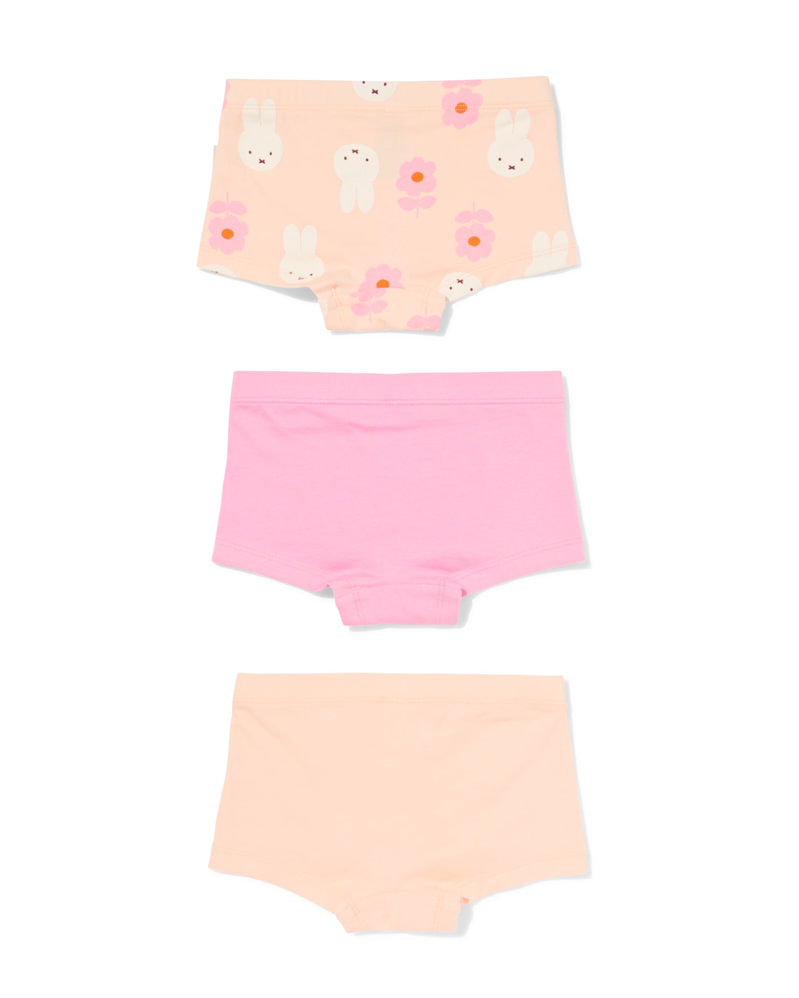 nijntje kinderboxers - 3 stuks perzik perzik - 19301560PEACH - HEMA