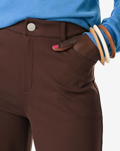 damesbroek Ember wijd bruin bruin - 36207120BROWN - HEMA