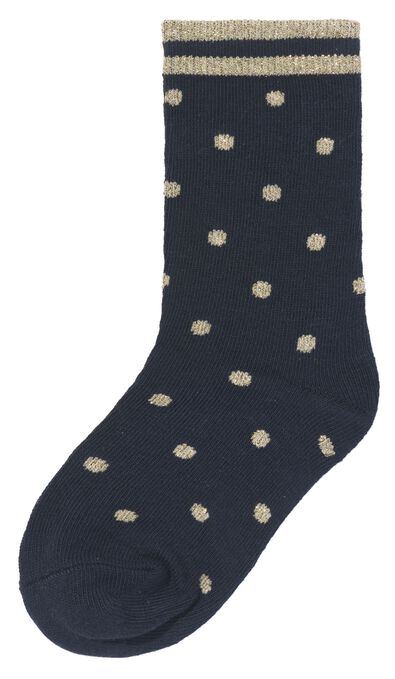 Kinder-Socken mit Baumwolle, 5 Paar blau 31/34 - 4380048 - HEMA