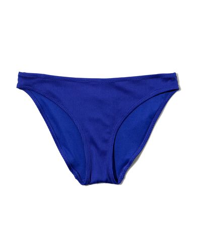 dames bikinibroekje middelhoge taille kobaltblauw XS - 22310821 - HEMA