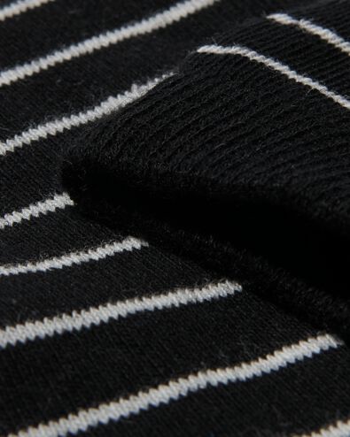 5 paires de chaussettes femme avec du coton noir noir - 4290345BLACK - HEMA