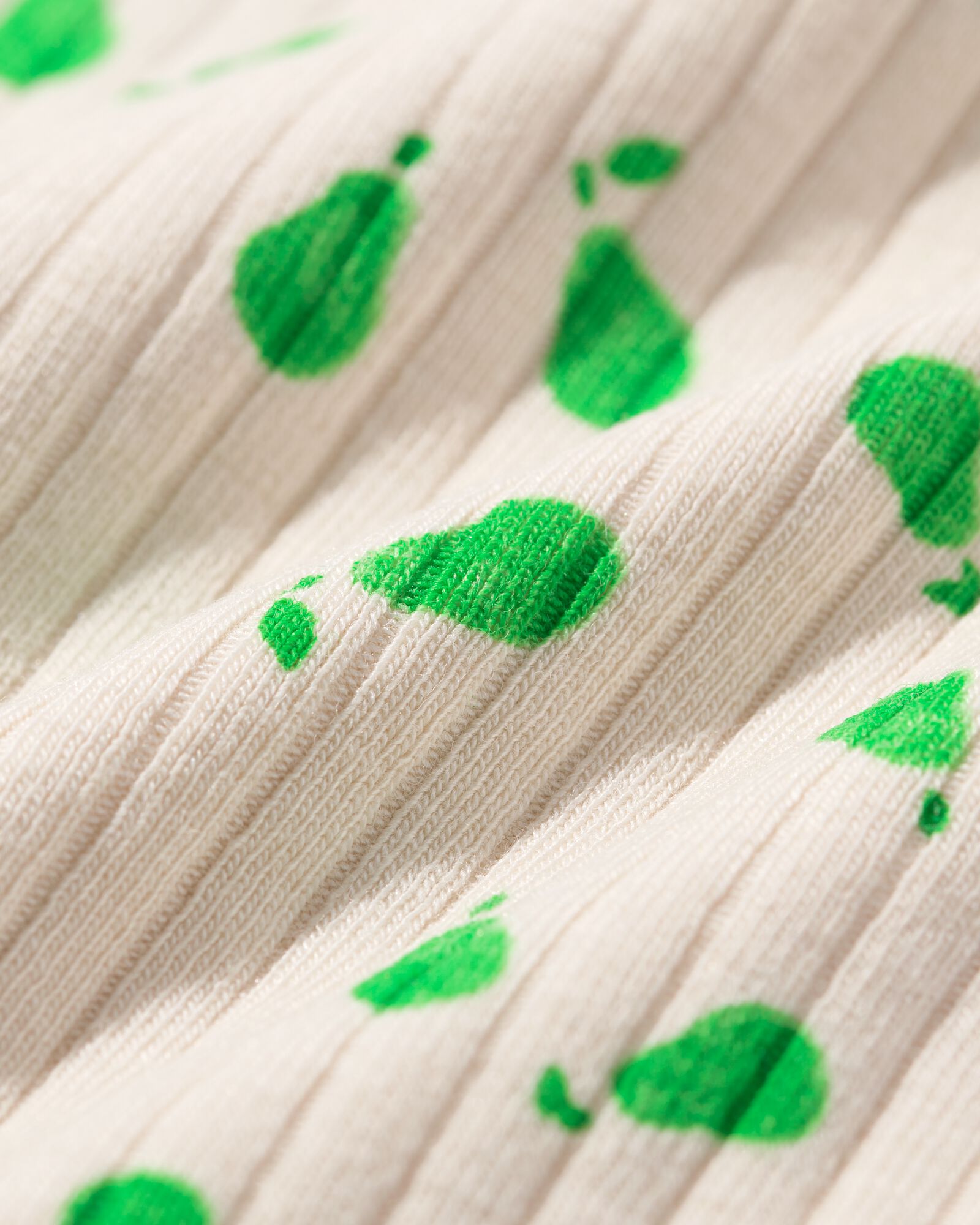 Mitwachsender Baby-Strampler LENZING&trade; ECOVERO&trade;, gerippt, Birnen beige beige - 33303460BEIGE - HEMA