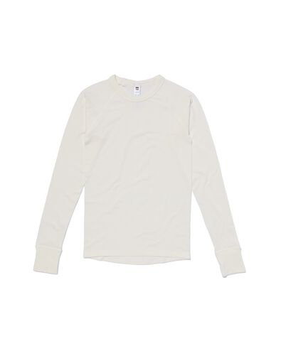 t-shirt thermo enfant blanc 146/152 - 19309115 - HEMA