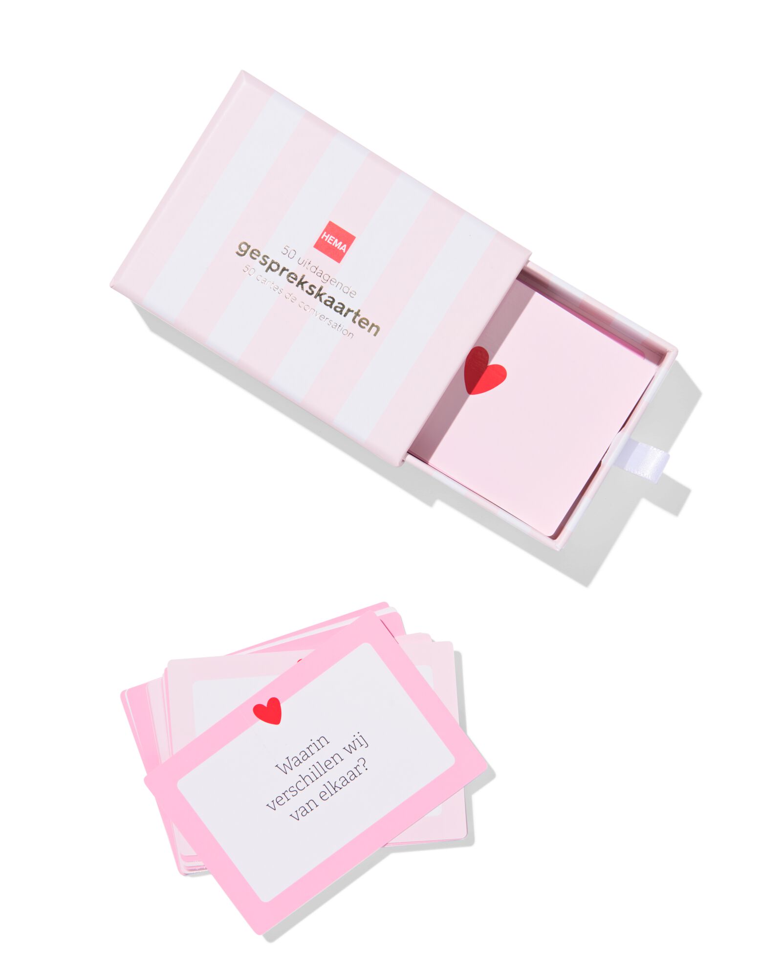 gesprekskaarten liefde - 50 stuks - 60800148 - HEMA