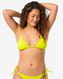 haut de bikini triangle femme citron vert L - 22351094 - HEMA