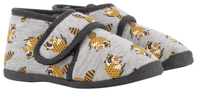 chaussons de crèche raton laveur gris gris - 1000020507 - HEMA
