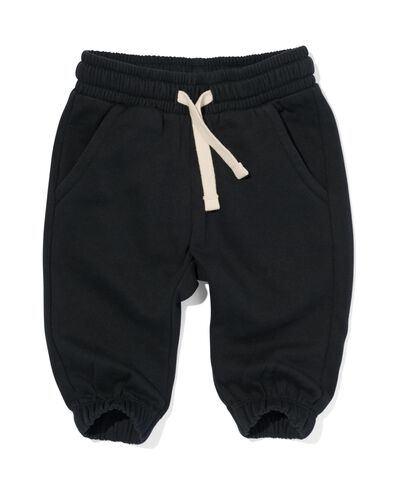 pantalon sweat bébé noir 80 - 33100054 - HEMA