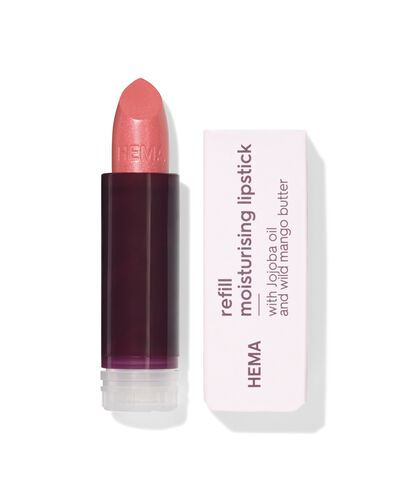 navulling moisturising lipstick 54 pinky promise - satin - 11230454 - HEMA