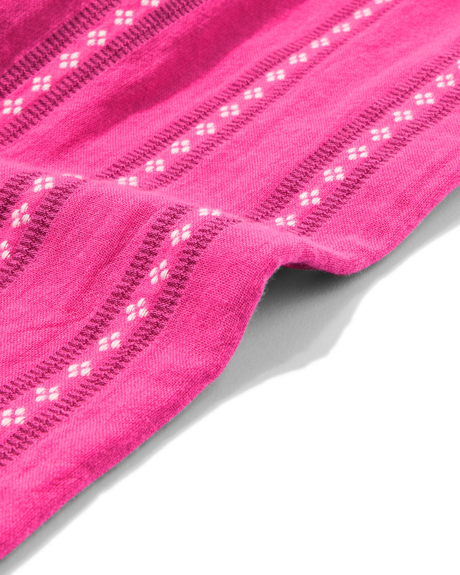 pantalon enfant wide fit rayures rose fonc&eacute; rose fonc&eacute; - 30851906DARKPINK - HEMA