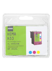 H33 remplace HP301 XL couleur - 38390311 - HEMA