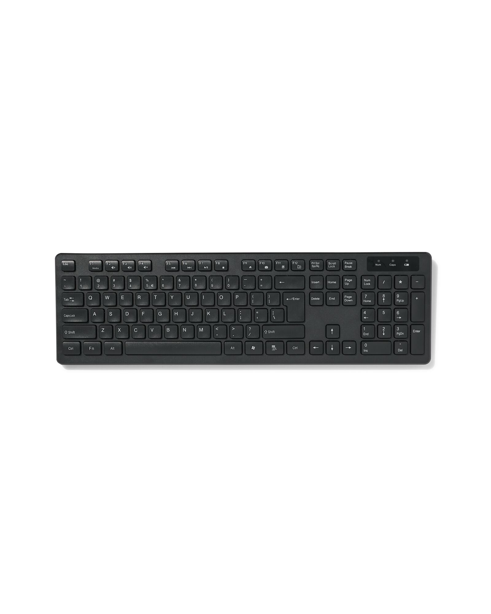 clavier qwerty sans fil noir - HEMA