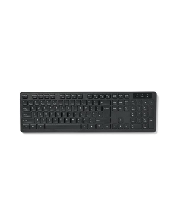 clavier qwerty sans fil noir - 39630201 - HEMA