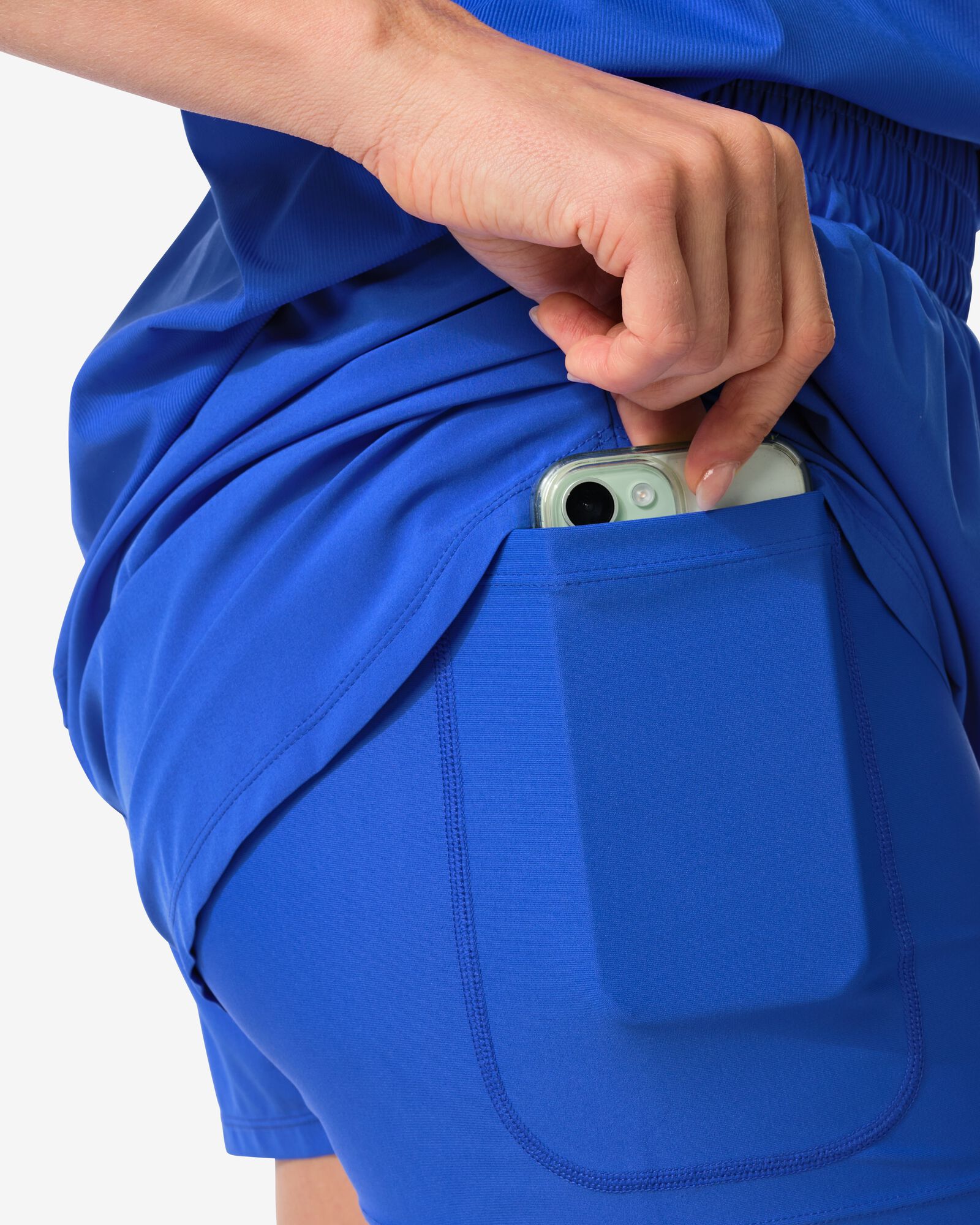 short de sport pour femme bleu vif - 36060042BRIGHTBLUE - HEMA