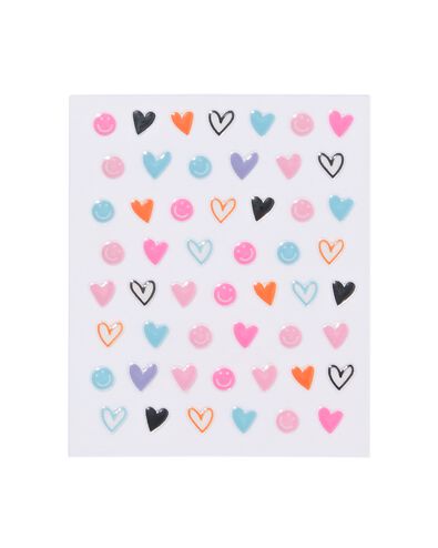 autocollants pour ongles c&oelig;urs - 52 pi&egrave;ces - 11249067 - HEMA