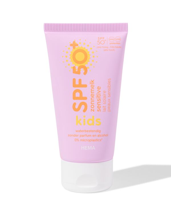 cr&egrave;me solaire b&eacute;b&eacute;s et enfants peaux sensibles SPF50+ 50 ml - 11630018 - HEMA