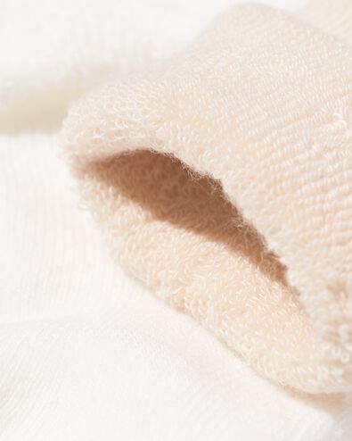 chaussettes b&eacute;b&eacute; terry - 2 paires blanc cass&eacute; - 4731040OFFWHITE - HEMA