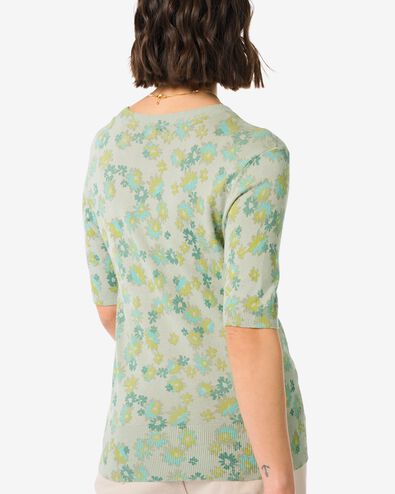 pull femme Raven fleurs gris clair - 36219460LIGHTGREY - HEMA