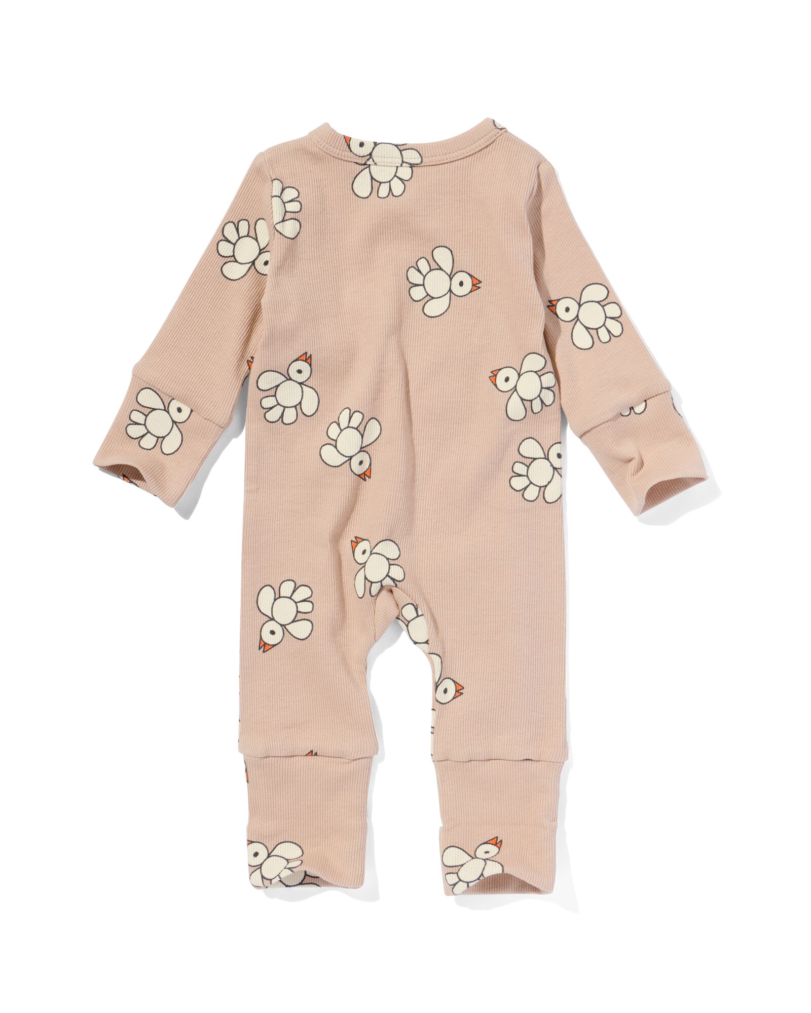 größenflexibler Newborn-Strampler, Miffy hellbraun - HEMA