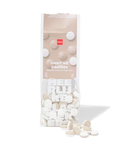 Pastilles noires et blanches 150g - 10200115 - HEMA