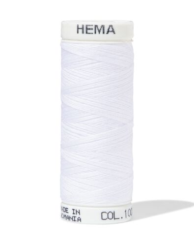 garen 200m wit - 1400285 - HEMA