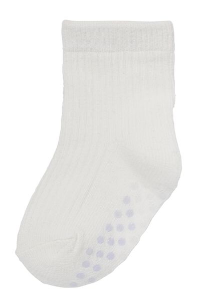 baby sokken met katoen - 5 paar blauw 6-12 m - 4760342 - HEMA