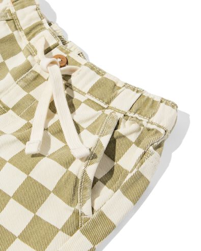 pantalon b&eacute;b&eacute; coupe confortable carreaux vert - 33183870GREEN - HEMA