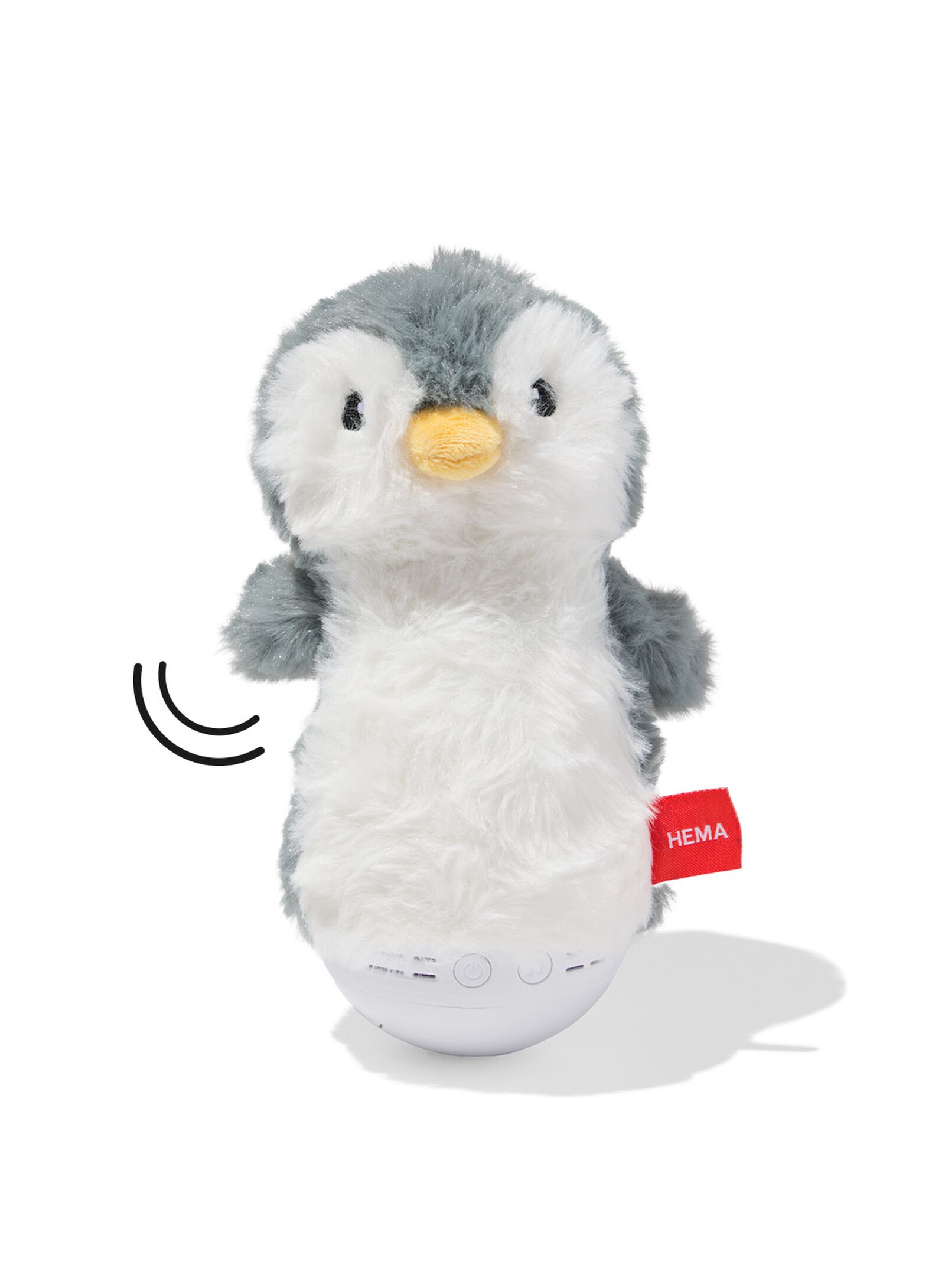 culbuto en peluche pingouin - 15100259 - HEMA