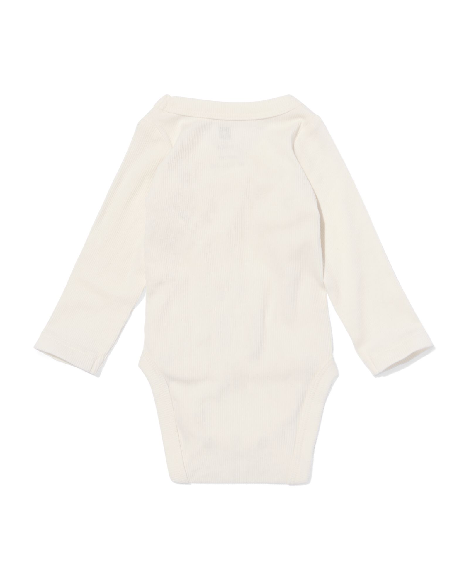 body &eacute;volutif pour nouveau-n&eacute; en bambou c&ocirc;tel&eacute; blanc - 33484910WHITE - HEMA