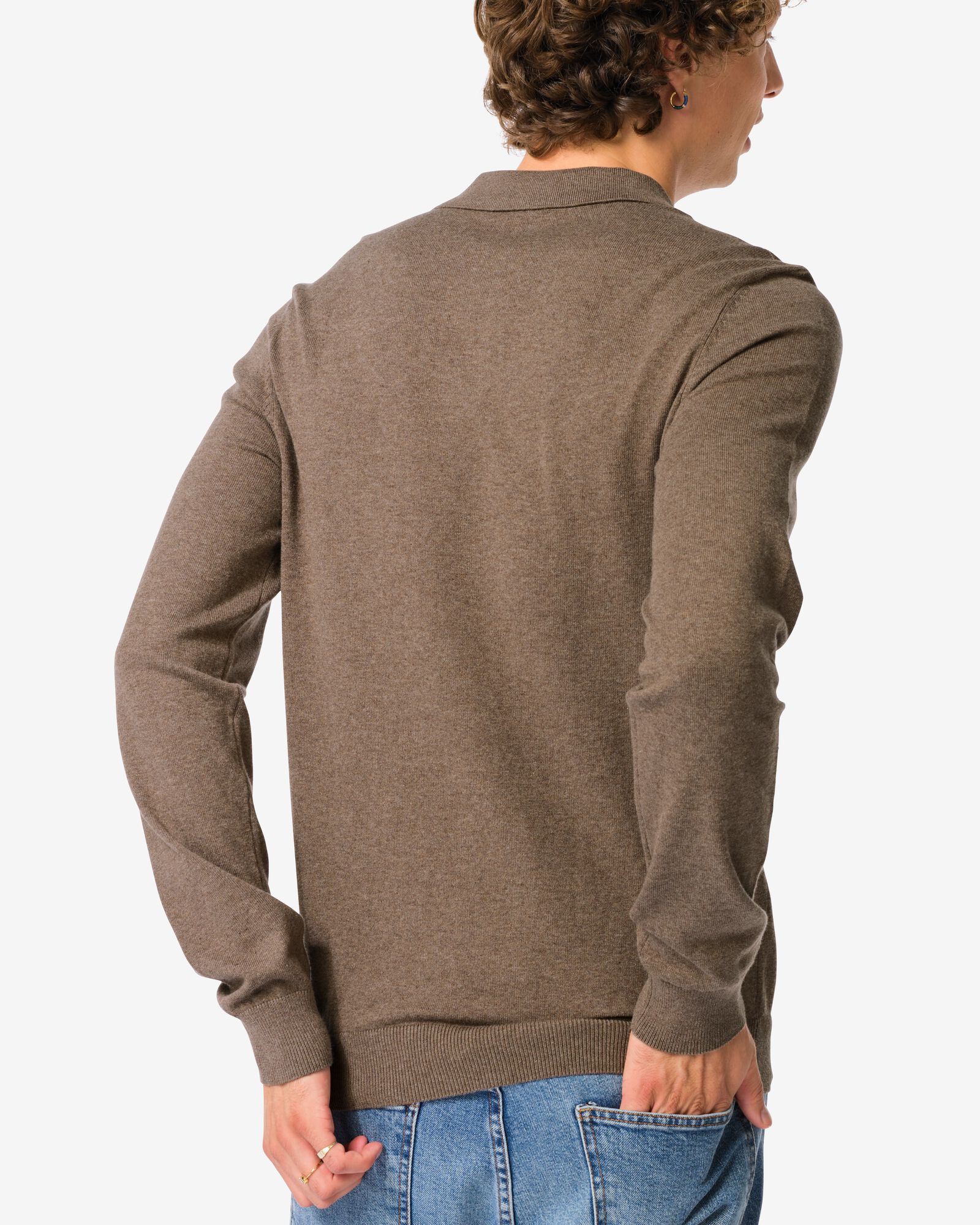 polo homme Jonathan taupe - 2116970TAUPE - HEMA