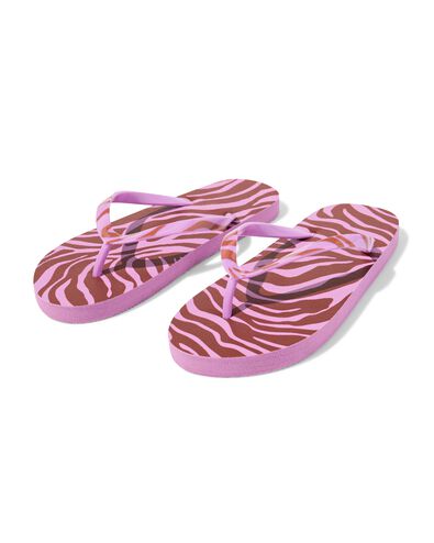Kinderslipper Zebra violett violett - 18400420PURPLE - HEMA