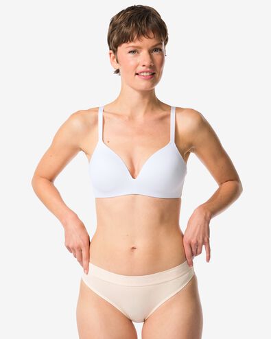 Damenslip aus Baumwolle mit „everyday“ auf dem Bund hellrosa - 19610754LIGHTPINK - HEMA