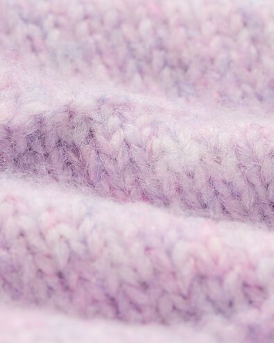 pull femme Fyra en maille rose rose - 36207230PINK - HEMA