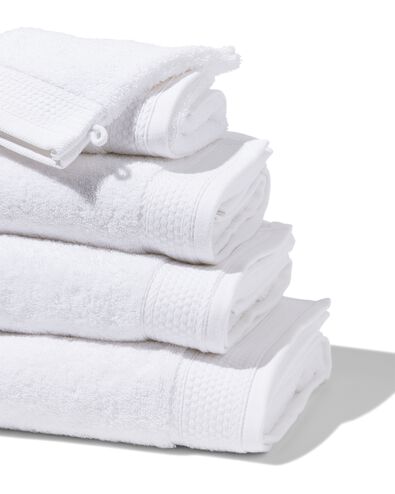 baddoek hotel kwaliteit 100 x 50 - wit wit handdoek 50 x 100 - 5240067 - HEMA