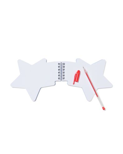 carnet A5 en forme d'&eacute;toile lign&eacute;  - 14100367 - HEMA