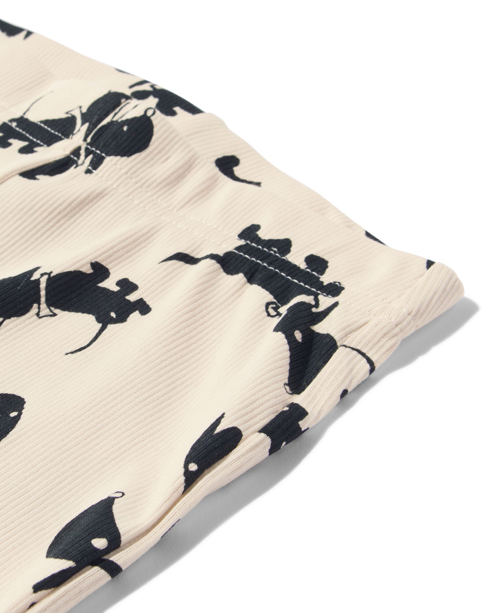 pyjama bébé côte coton/stretch Takkie blanc blanc - 1000028772 - HEMA