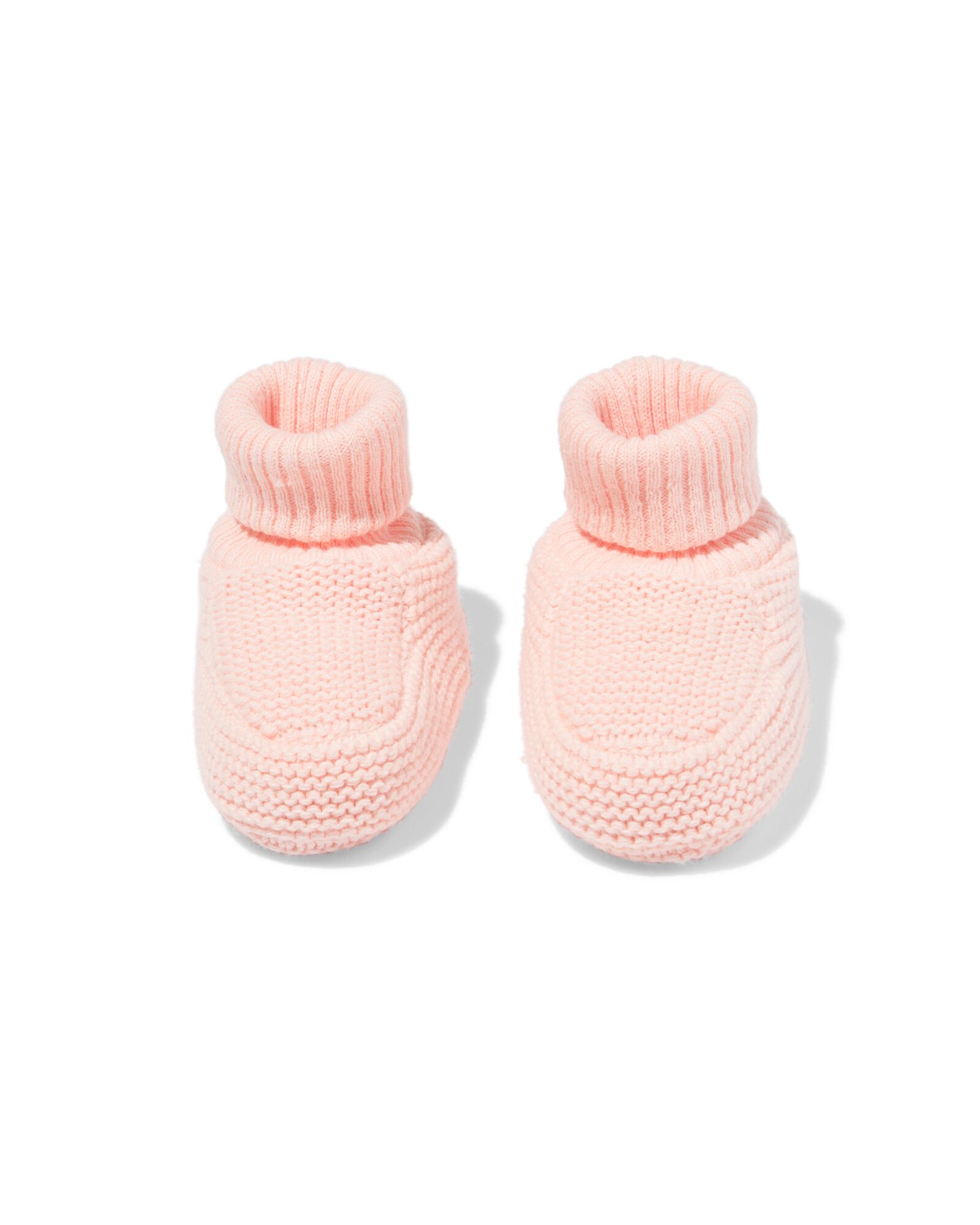 newborn sloffen gebreid roze - 33200395PINK - HEMA