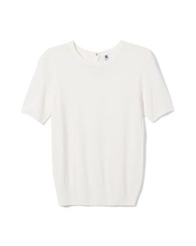 pull en maille femme Fally blanc blanc - 36357070WHITE - HEMA