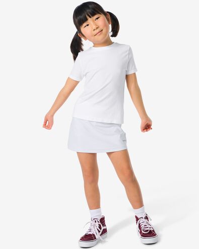 jupe de sport avec legging enfant blanc 110/116 - 36030271 - HEMA