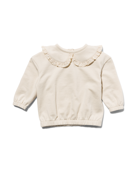 baby sweater met Peter Pankraag ecru ecru - 1000030115 - HEMA