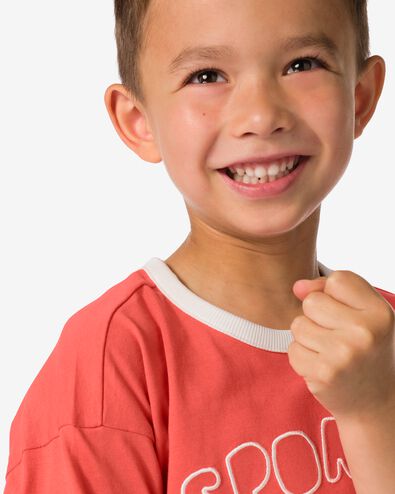 t-shirt enfant sports club rouge - 30704501RED - HEMA