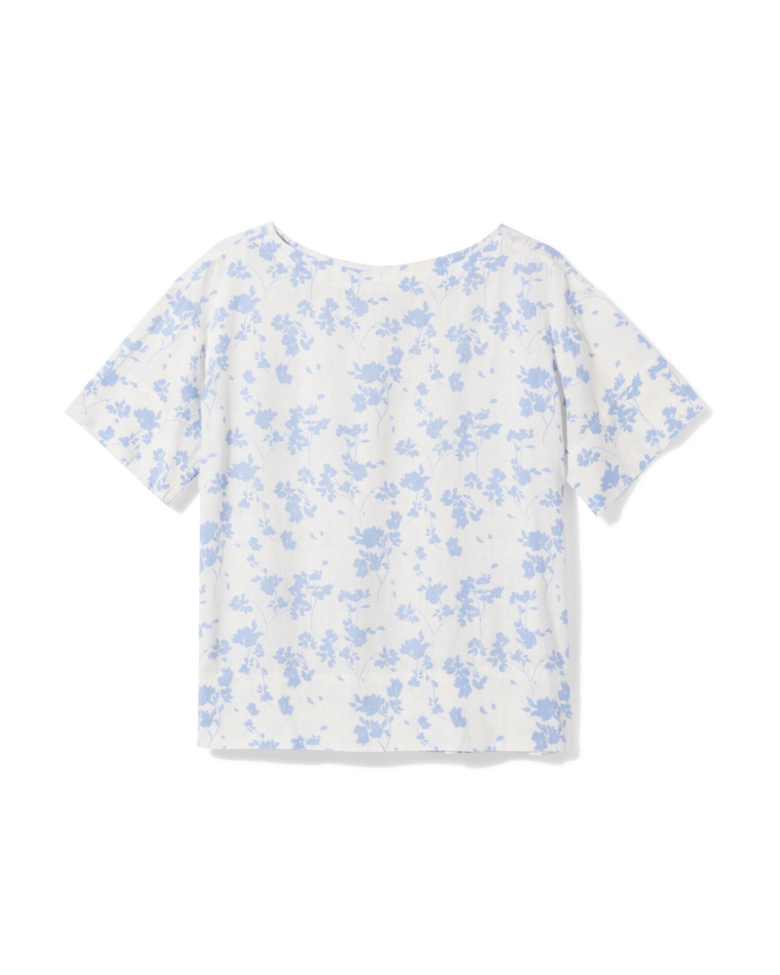 Damen-Shirt Riley mit Blumendruck wei&szlig; wei&szlig; - 36207990WHITE - HEMA