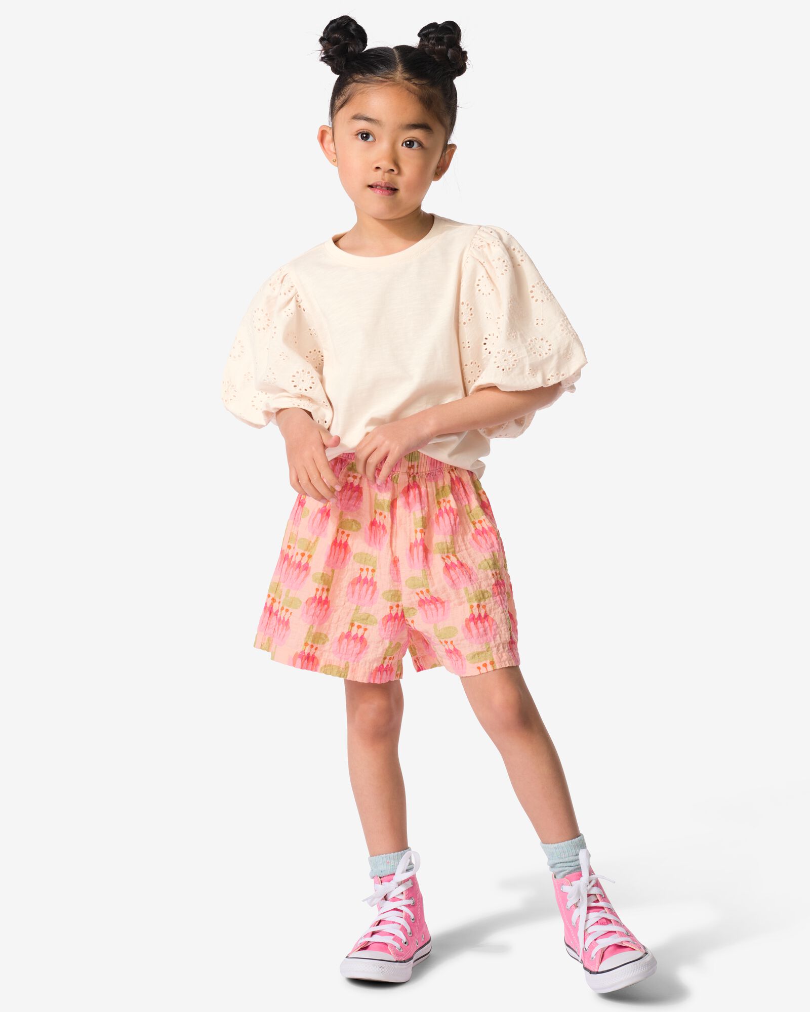 short enfant coupe confortable jersey petits g&acirc;teaux rose p&acirc;le rose p&acirc;le - 30852947LIGHTPINK - HEMA
