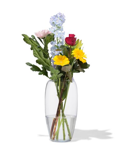 vaas 29cm glas - 13300192 - HEMA