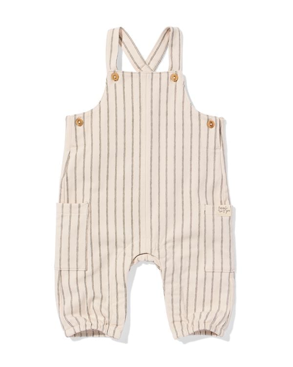 newborn meegroei boxpakje strepen ecru ecru - 33447220ECRU - HEMA