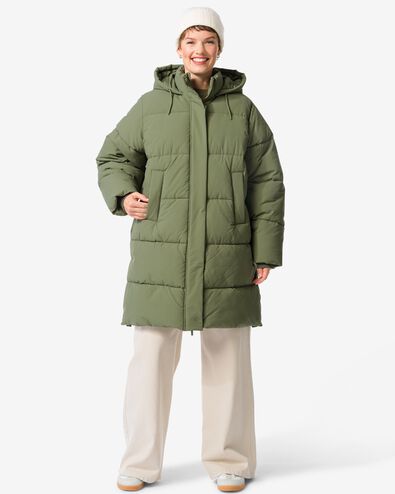 dames pufferjas Jaimy groen - 36203660GREEN - HEMA