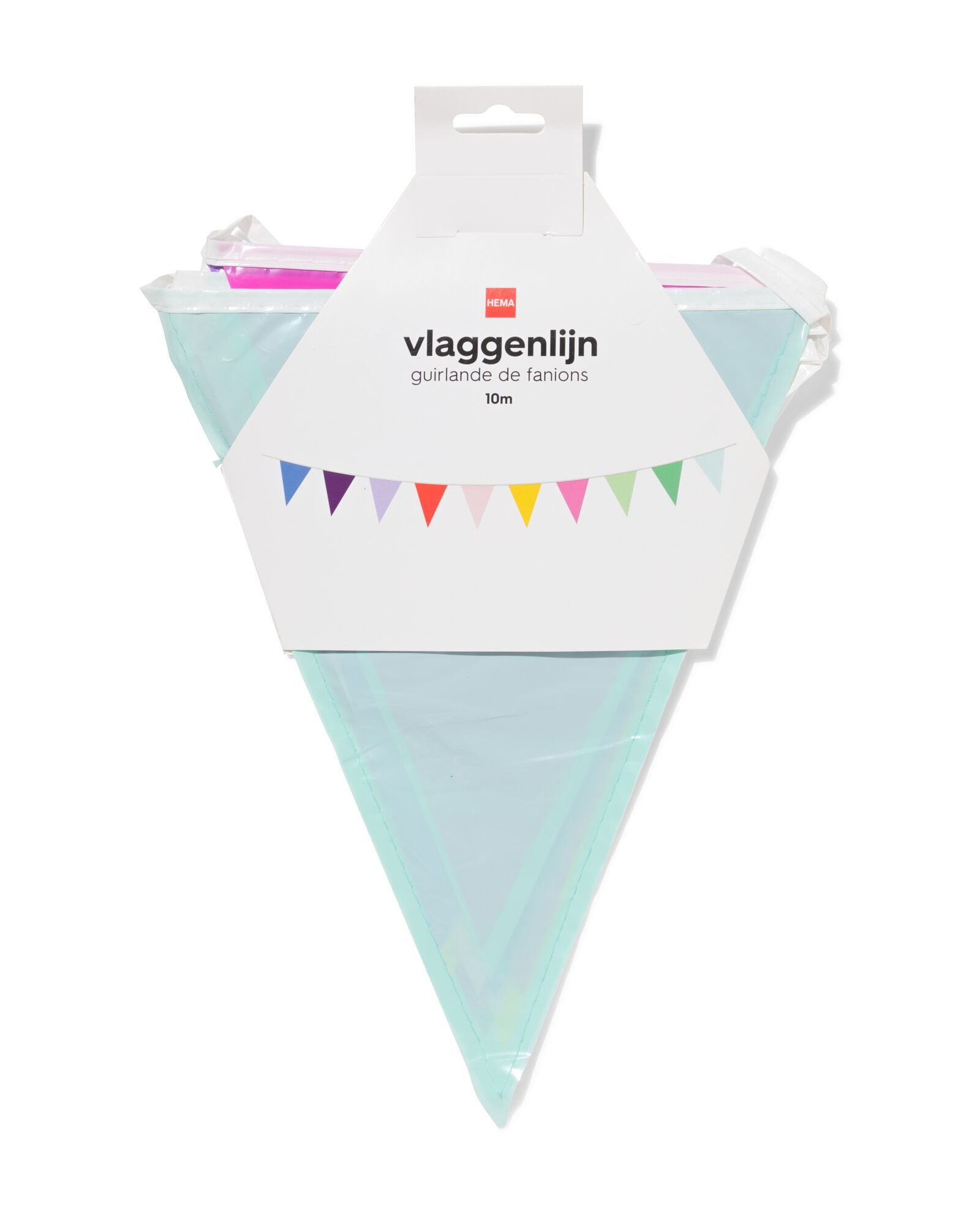 vlaggenlijn meerkleurig 10m - 14250141 - HEMA