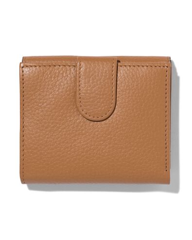 huishoudportemonnee leer camel - 18140004 - HEMA